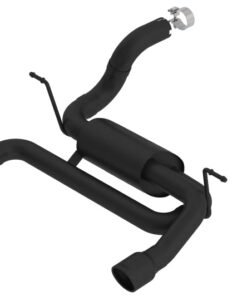 Borla 18-19 Jeep Wrangler JL/JLU 2.0L 4Cyl 2DR/4DR Axle Back Exhaust S-Type w/ 3.5in Tips - Black