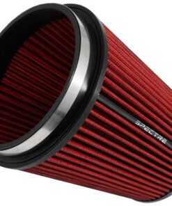 Spectre HPR Conical Air Filter 6in. Flange ID / 7.719in. Base OD / 8.5in. Tall - Red