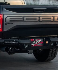 Addictive Desert Designs 17-18 Ford F-150 Raptor HoneyBadger Rear Bumper w/ 10in SR LED Mounts