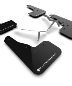 Rally Armor 2022 Honda Civic (Incl. Si/Sport/Touring) UR Black Mud Flap w/ White Logo