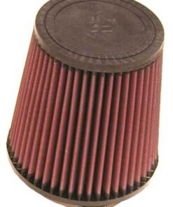 K&N Filter Universal Rubber Filter Round Tapered 4.5in  Flange 5.875in Base 4.5 inch Top 6in  Height