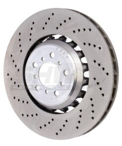 SHW 19-21 BMW M2 Competition 3.0L w/o Ceramic Brakes Left Front Cross-Drilled LW Brake Rotor