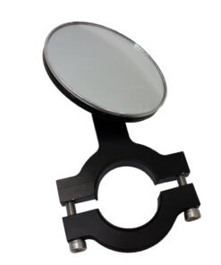Fishbone Offroad Tube Door Mirror Billet Aluminum - Black Powdercoat