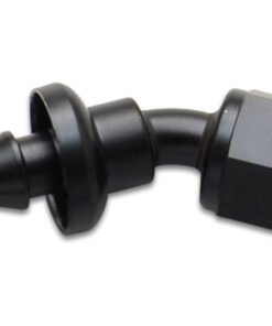 Vibrant Push-On 30 Degree Hose End Elbow FittingSize -6AN