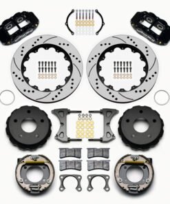 Wilwood Narrow Superlite 4R Rear P-Brk Kit 14.00in Drilled Big Ford 2.00in Off Bronco 5 x 5.50