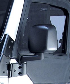 Omix Door Mirror Black Left- 87-06 Jeep Wrangler