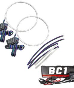 Oracle 21-22 Ford Bronco Headlight Halo Kit w/DRL Bar - Base Headlights ColorSHIFT -w/BC1 Controller