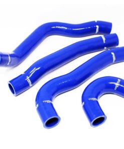 Torque Solution 08-15 Mitsubishi Evolution X Silicone Radiator Hose Kit - Blue
