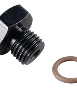 Fragola -6AN Port Plug 9/16-18 - Black