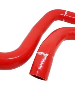 Torque Solution 08-14 Subaru WRX / 08-18 STI / 09-13 Forester XT Silicone Radiator Hose Kit - Red