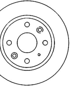 StopTech 90-93 Mazda Miata MX-5 Sportstop Cryo Drilled & Slotted Rotor - Rear Right