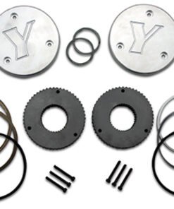 Yukon Gear Hardcore Drive Flange Kit For Dana 60 / 30 Spline Outer Stubs. Yukon Engraved Caps