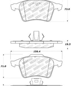 StopTech Street Touring 07-09 Mazda 3 Front Brake Pads