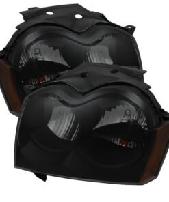 Xtune Jeep Grand Cherokee 05-07 Crystal Headlights Black Smoked HD-JH-JGC05-AM-BSM