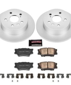 Power Stop 07-12 Lexus ES350 Rear Z17 Evolution Geomet Coated Brake Kit