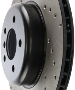 StopTech 11-13 BMW 550i Rear Right Drilled Sport Brake Rotor