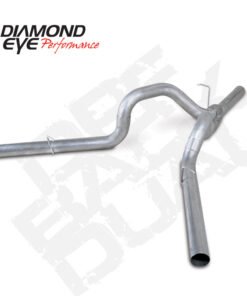 Diamond Eye KIT 4in DPF-BACK DUAL SS: CHEVY 2011-2015 2500/3500