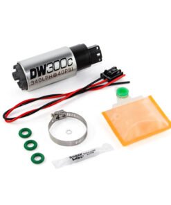 DeatschWerks 340lph DW300C Compact Fuel Pump w/ Ford Focus MK2 RS Set Up Kit (w/o Mounting Clips)