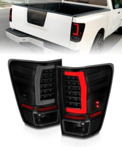Anzo 04-15 Nissan Titan Full LED Tailights Black Housing Smoke Lens