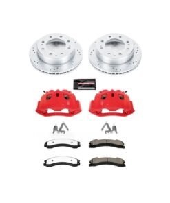 Power Stop 12-19 Chevrolet Silverado 2500 HD Z36 Truck and Tow Kit w/ Calipers - Front