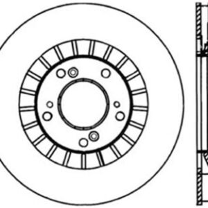 Stoptech 00-09 Honda S2000 Front CRYO-STOP Rotor