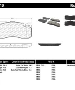 StopTech Performance 08-09 BMW 128i/135i Coupe Front Brake Pads