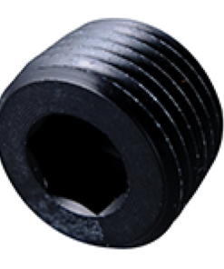 Fragola 1/4 NPT Pipe Plug- Internal Black