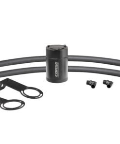 CORSA Performance 5/8in Universal 3 oz Aluminum Oil Catch Can with Mounting Brackets