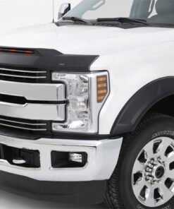 AVS 17-22 Ford F-250/F-350/F-450/F-550 Super Duty Low Profile Aeroskin Lightshield Pro - Black
