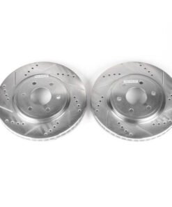 Power Stop 05-19 Nissan Frontier Front Evolution Drilled & Slotted Rotors - Pair