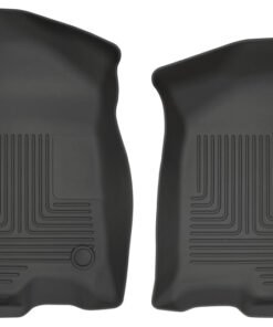 Husky Liners 2019 Chevrolet Silverado 1500 Crew Cab WeatherBeater Black Front Floor Liners