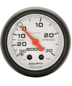 Autometer Phantom 52mm 30 PSI Mechanical Boost Gauge