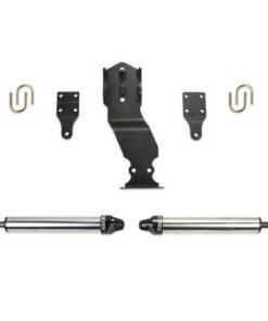 Fabtech 17-20 Ford F250/F350 4WD Dual Steering Stabilizer System w/DL 2.25 Shocks