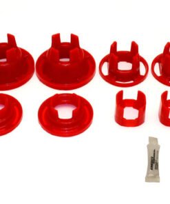 BMR 10-11 5th Gen Camaro Rear Cradle Street Version Poly Inserts Only Bushing Kit - Red