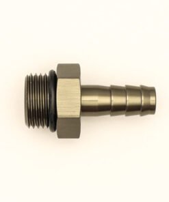 DeatschWerks 8AN ORB Male To 3/8in. Male Triple Barb Fitting (Incl. O-Ring)