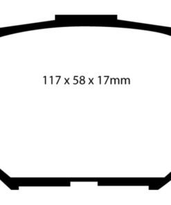 EBC 04-10 Scion TC 2.4 Yellowstuff Front Brake Pads
