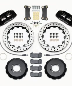 Wilwood Dynapro 6 Front Hat Kit 12.88in Drilled 2002-Up Mini Cooper w/ Lines