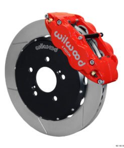 Wilwood Narrow Superlite 6R Front Hat Kit 12.88in Red Honda S2000