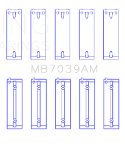 King BMW M51/M57 (Size STD) Main Bearing Set