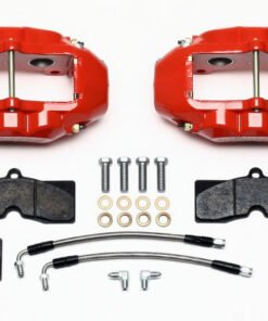 Wilwood D8-4 Rear Caliper Kit Red Corvette C2 / C3 65-82