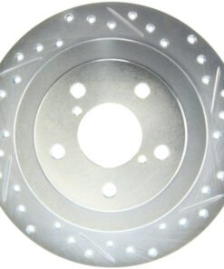 StopTech Select Sport 98-08 Subaru Forester Slotted and Drilled Left Rear Rotor