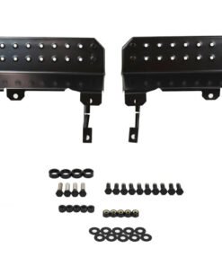 Kentrol 76-95 Jeep CJ7 Wrangler YJ Side Steps Pair - Powdercoat Black