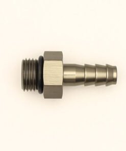 DeatschWerks 6AN ORB Male To 5/16in. Male Triple Barb Fitting (Incl. O-Ring)
