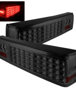 Xtune Ford MUStang 87-93 LED Tail Lights Smoke ALT-ON-FM87-LED-SM
