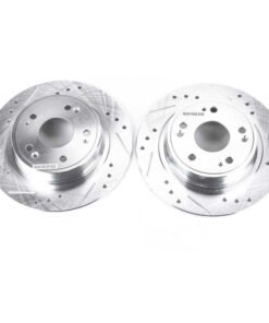 Power Stop 16-19 Acura ILX Rear Evolution Drilled & Slotted Rotors - Pair