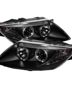 Spyder BMW Z4 03-08 Projector Headlights Halogen Model Only - LED Halo Black PRO-YD-BMWZ403-HL-BK
