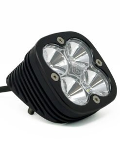 Baja Designs Squadron Sport Flush Mount LED Light Pod Angled Lens Work/Scene Pattern - Black/Clear