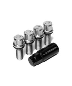 Vossen 30mm Lock Bolt - 14x1.5 - 17mm Hex - Cone Seat - Silver (Set of 4)