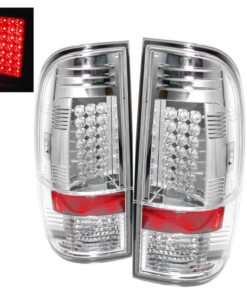 Spyder Ford Super Duty 08-15 LED Tail Lights Chrome ALT-YD-FS07-LED-C