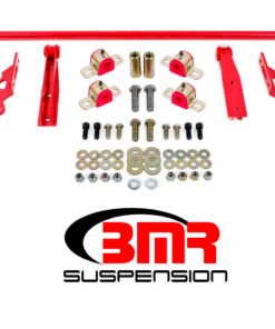 BMR 11-14 S197 Mustang Rear Hollow 25mm Adj. Sway Bar Kit w/ Bushings - Red
